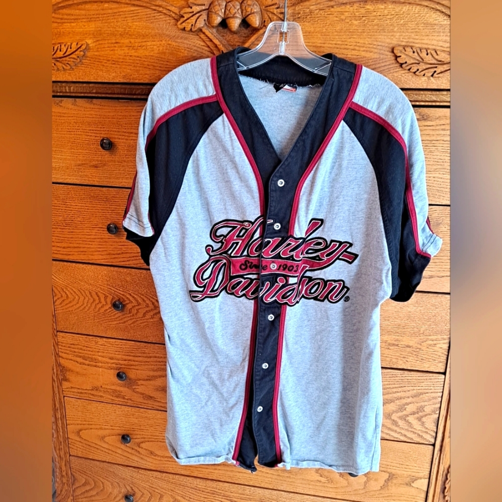 Harley Davidson Baseball Style shirt